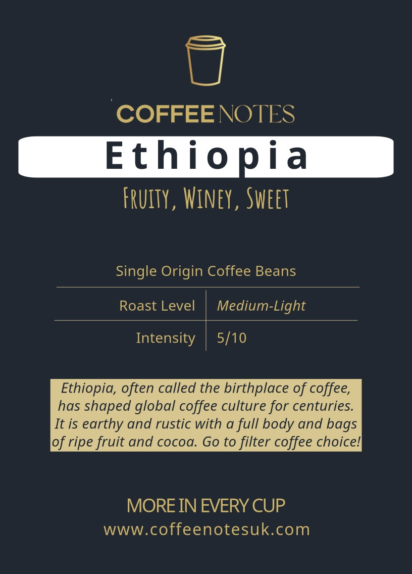 Ethiopia - Single Origin - Fresh Roasted Coffee Beans