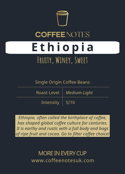 Ethiopia - Single Origin - Fresh Roasted Coffee Beans